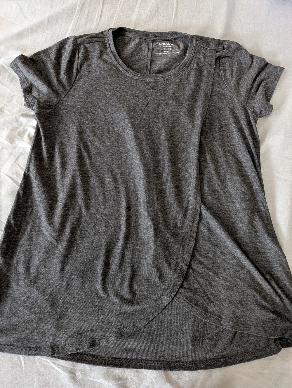 Motherhood Material Nursing Crewneck Tee Short Sleeves Size Small